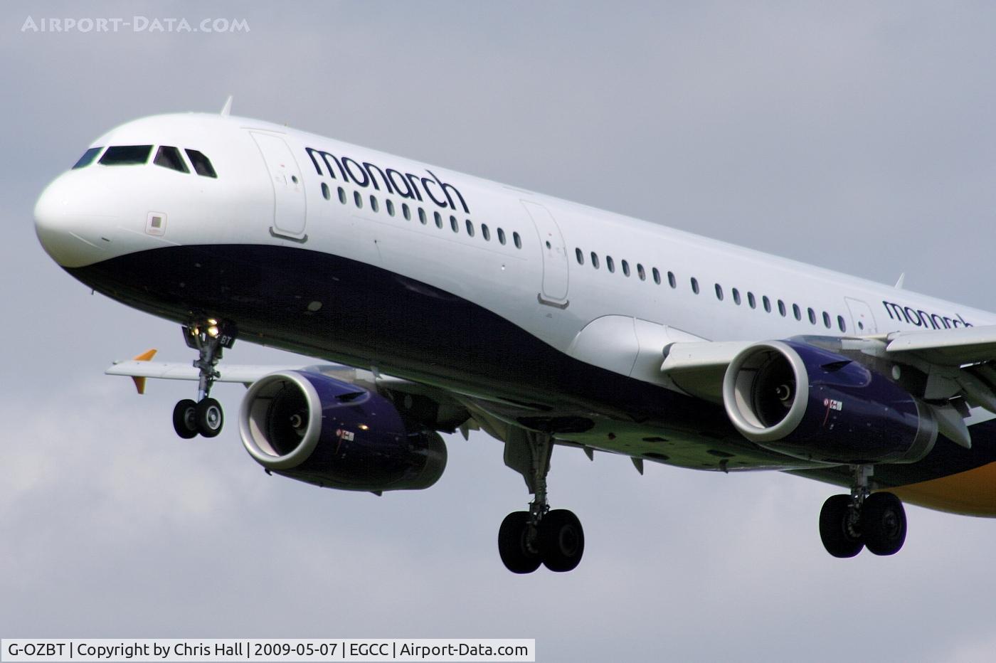 G-OZBT, 2008 Airbus A321-231 C/N 3546, Monarch