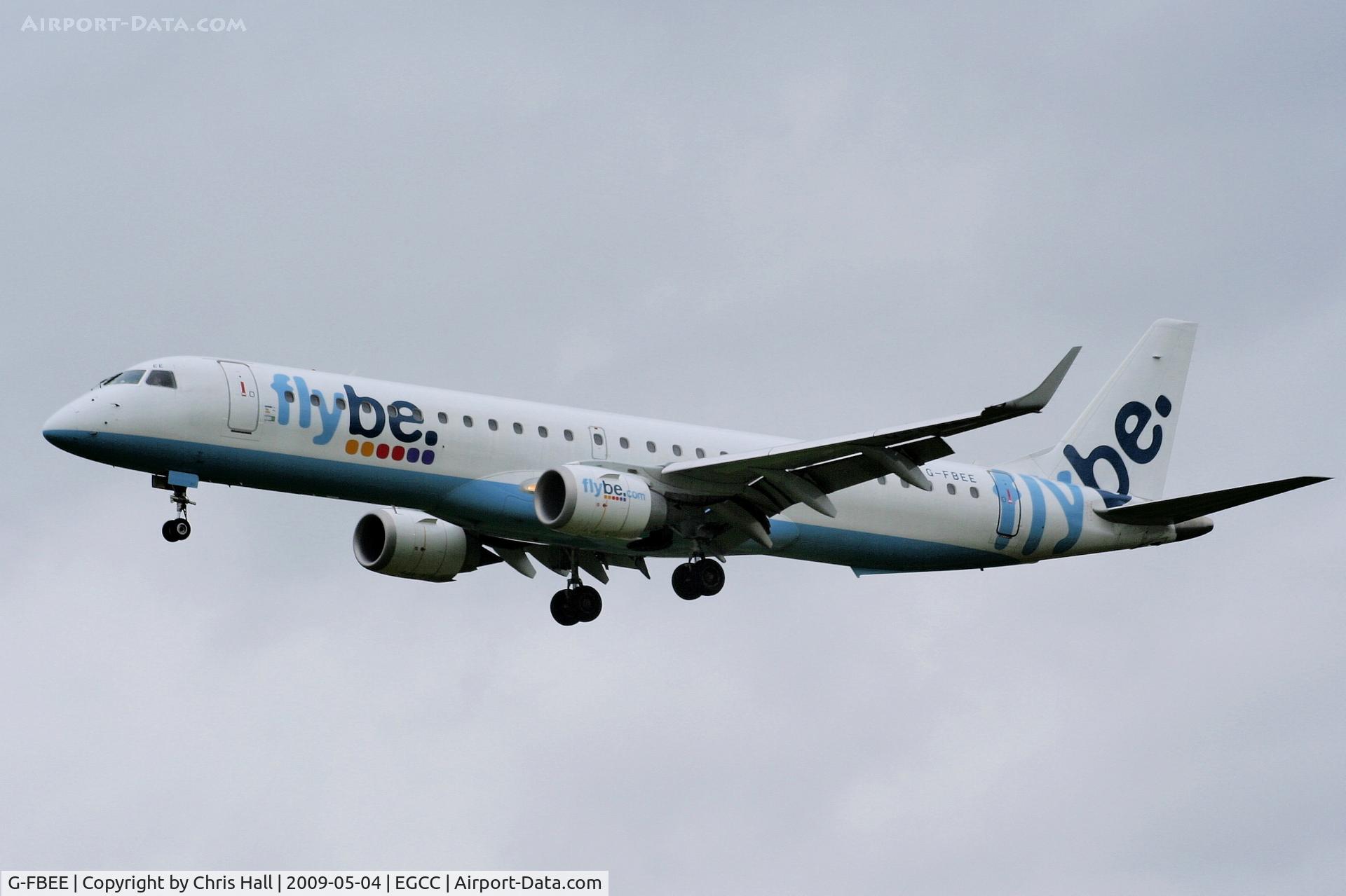 G-FBEE, 2007 Embraer 195LR (ERJ-190-200LR) C/N 19000093, flybe