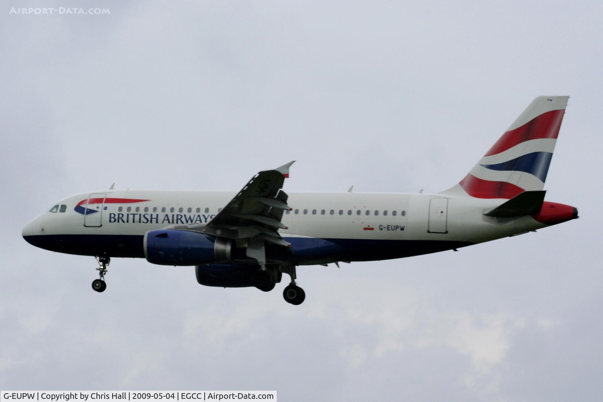 G-EUPW, 2001 Airbus A319-131 C/N 1440, British Airways