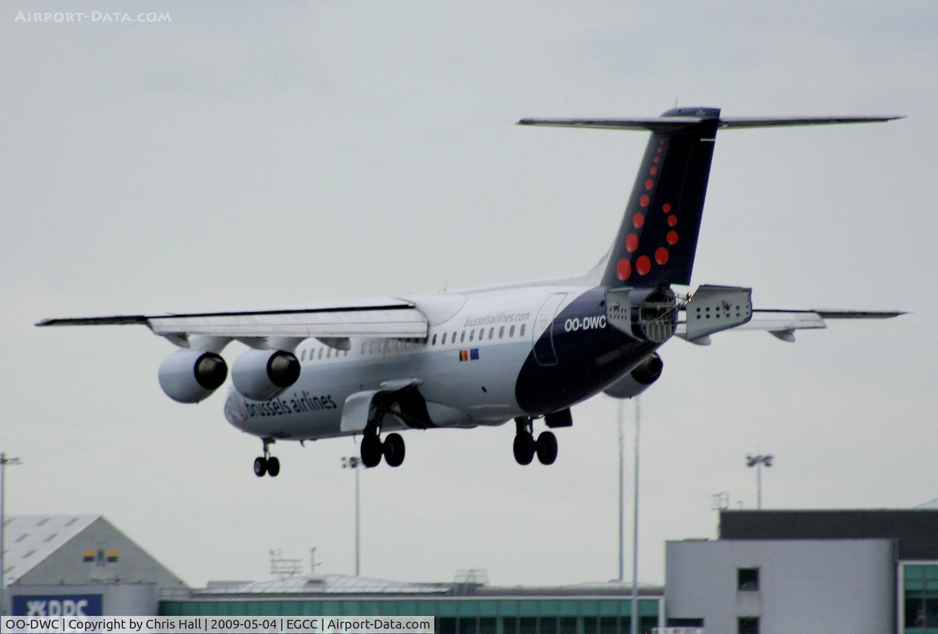 OO-DWC, 1998 British Aerospace Avro 146-RJ100 C/N E3322, Brussels Airlines