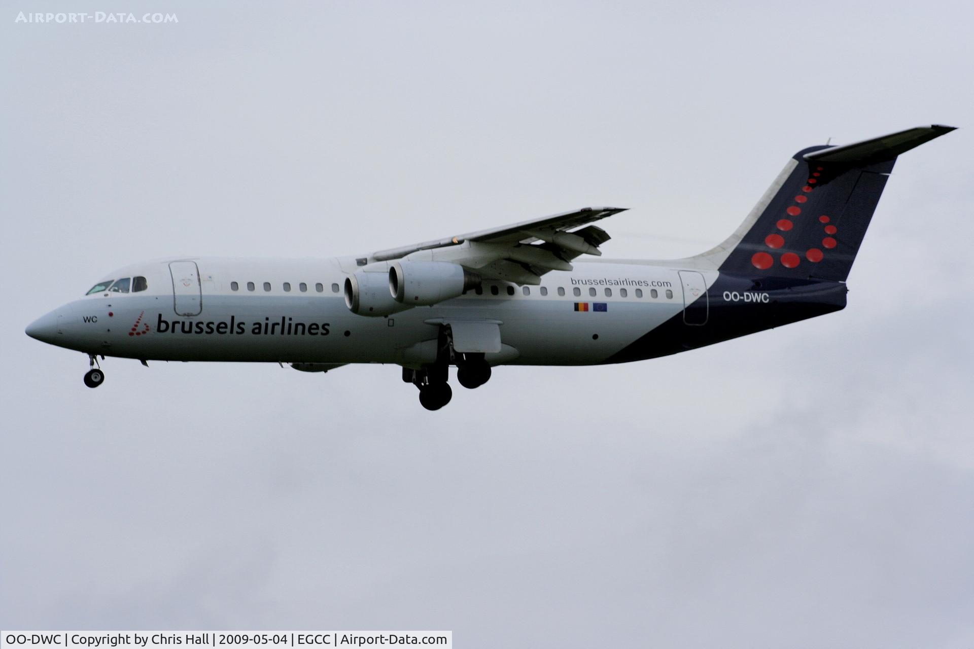 OO-DWC, 1998 British Aerospace Avro 146-RJ100 C/N E3322, Brussels Airlines