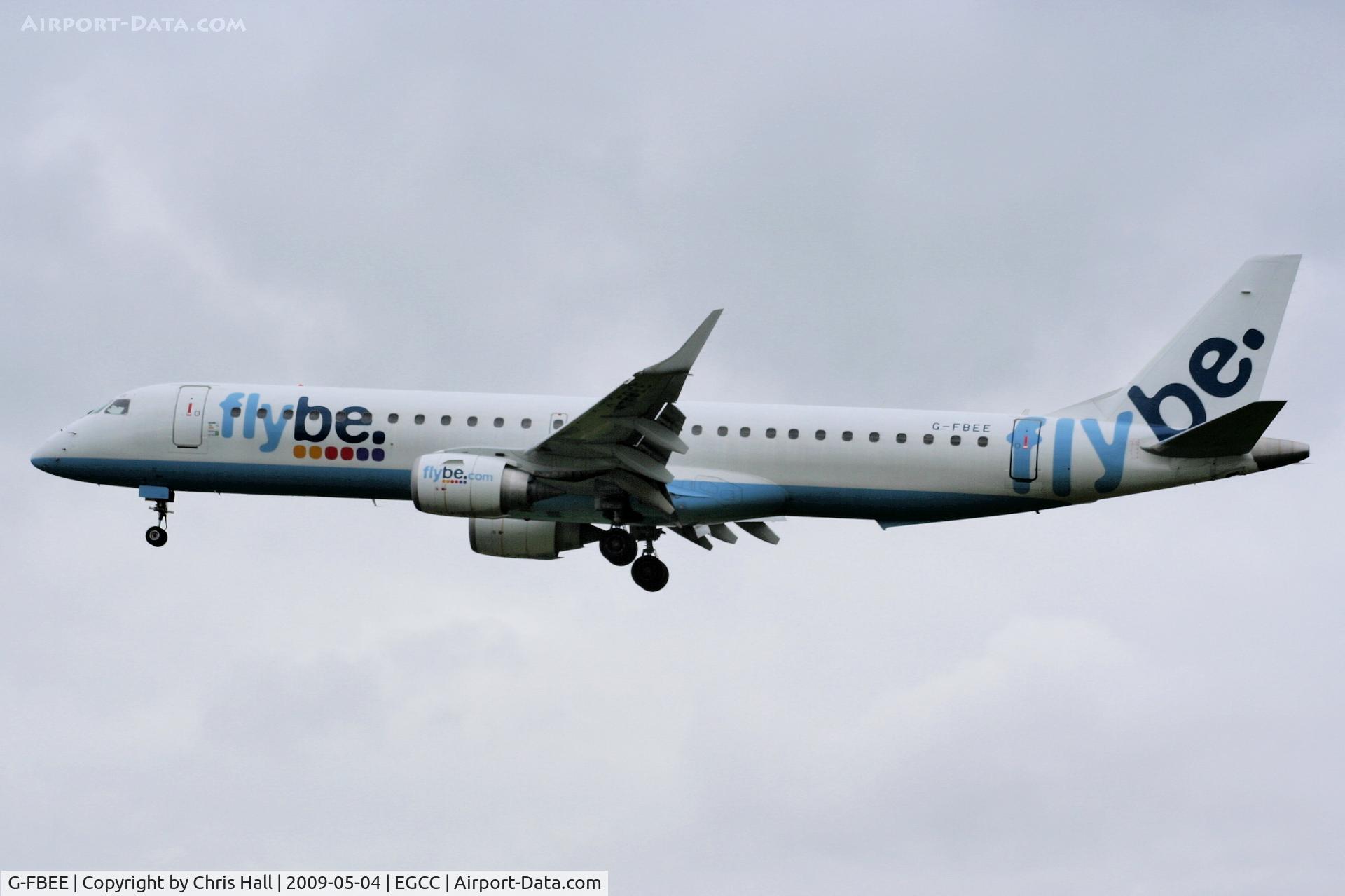 G-FBEE, 2007 Embraer 195LR (ERJ-190-200LR) C/N 19000093, flybe