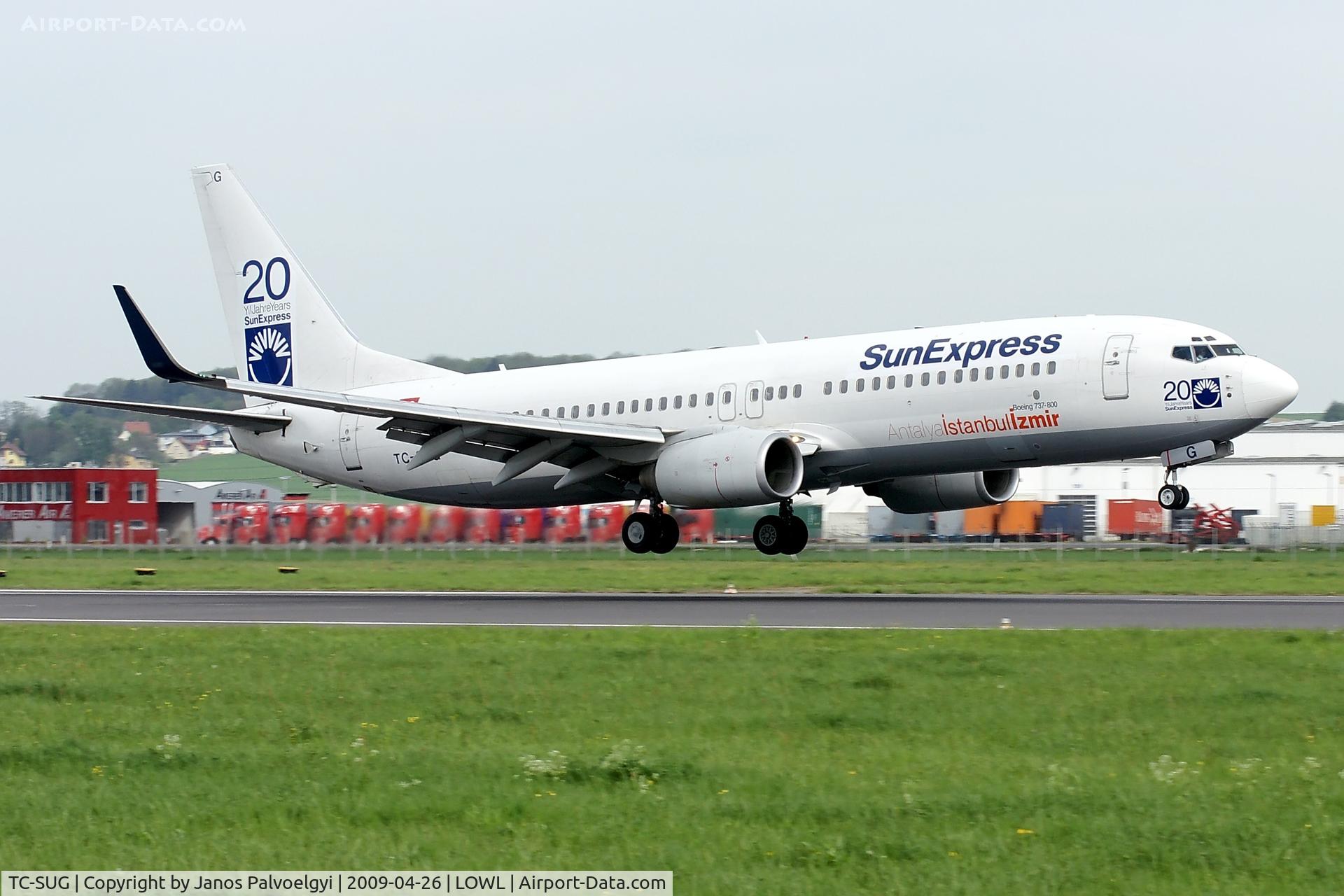 TC-SUG, 2002 Boeing 737-8CX C/N 32365, 20Years Sunexpress