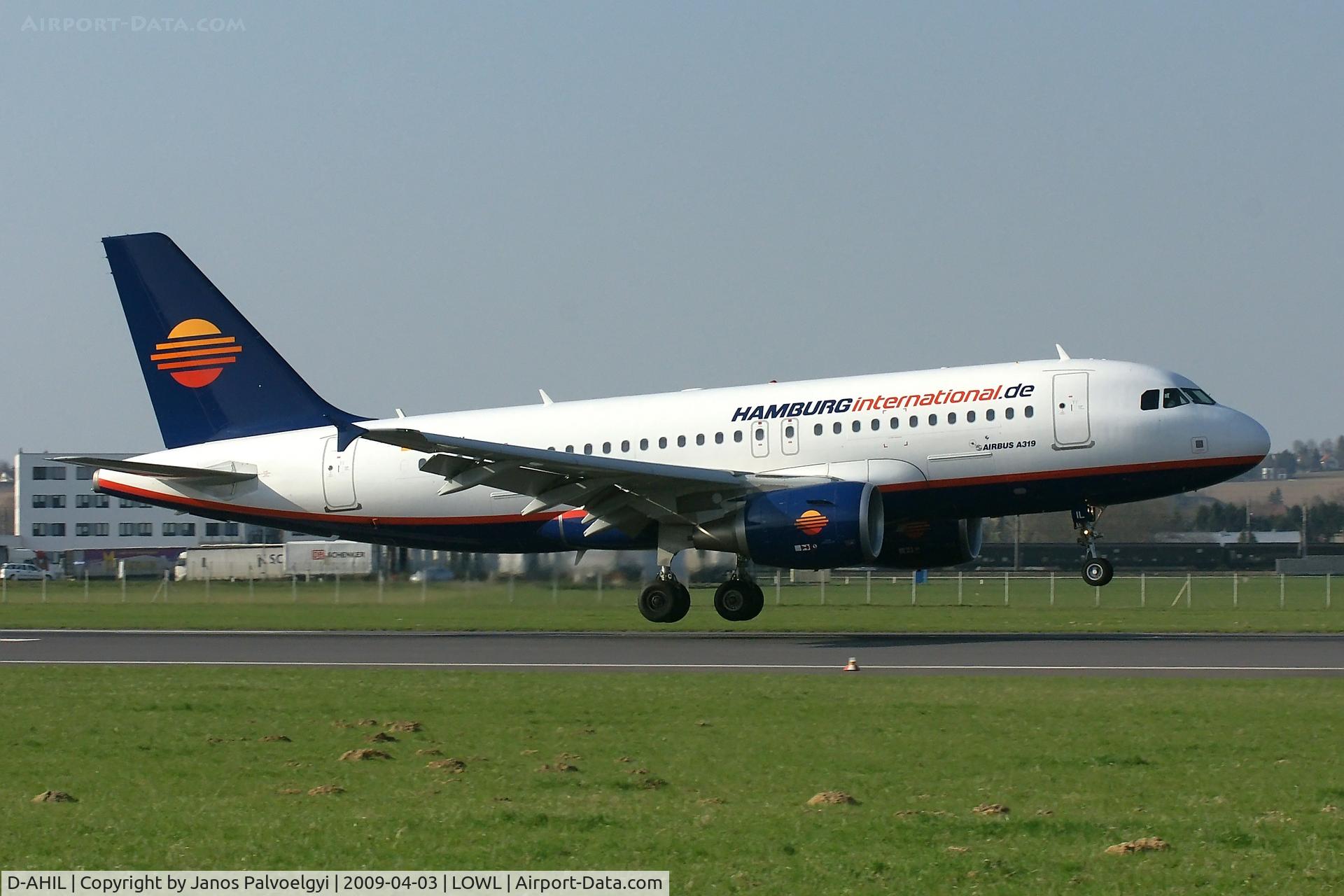 D-AHIL, 2008 Airbus A319-112 C/N 3589, Hamburg international landing LNZ
