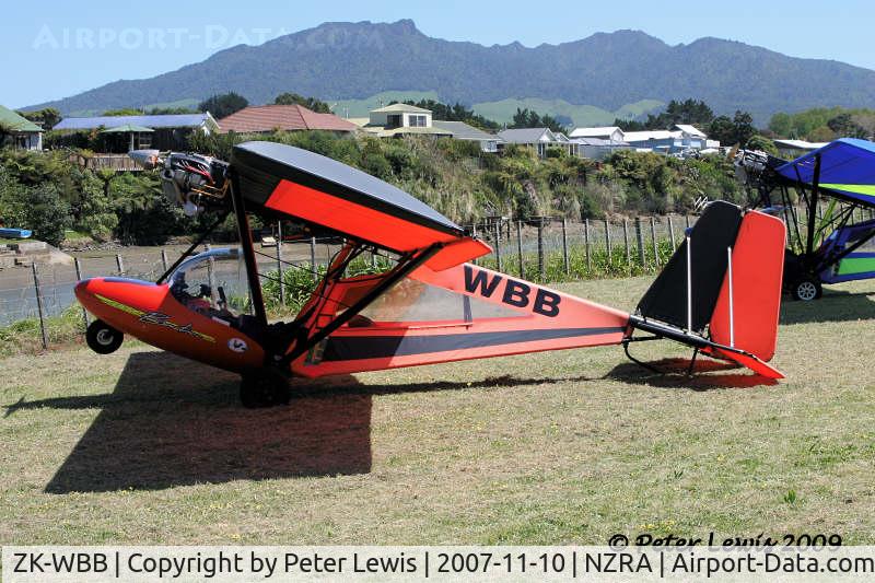 ZK-WBB, Micro Aviation Bantam B22J C/N 00-0184, T M Brown, Hamilton