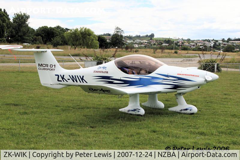 ZK-WIK, 2007 Dyn'Aero MCR-01 Club C/N 342, Leading Edge Aviation Ltd., Parakai