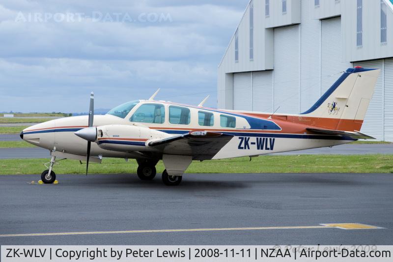 ZK-WLV, Beech 58 Baron C/N TH-698, Taranaki Fuel & Lubricants Ltd., East Tamaki