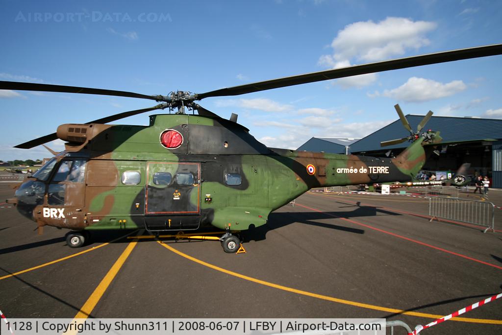 1128, Aérospatiale SA-330B Puma C/N 1128, Super Puma used as a static aircraft during LFBY Open Day 2008