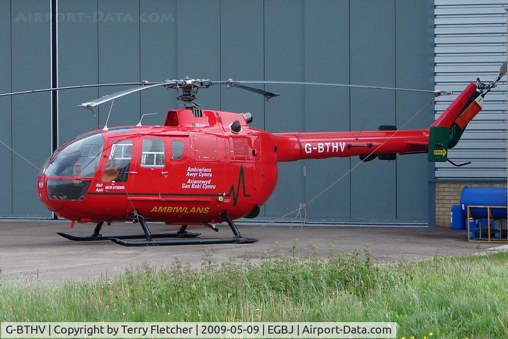 G-BTHV, 1991 MBB Bo-105DBS-4 C/N S.855, Bolkow Bo105DBS-4 at Gloucestershire Staverton