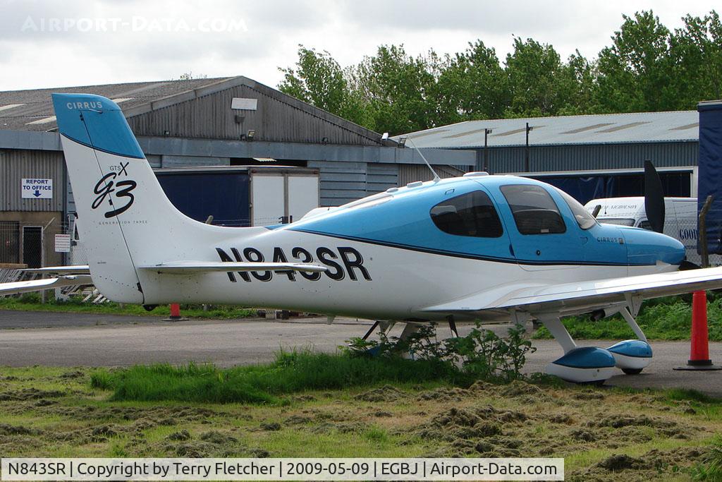 N843SR, 2007 Cirrus SR22 C/N 2790, Cirrus SR22 visitor to Staverton