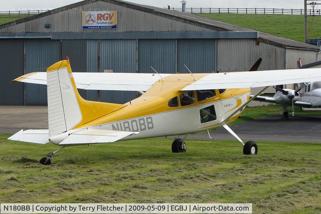 N180BB, 1979 Cessna 180K Skywagon C/N 18053103, Cessna 180K at Staverton