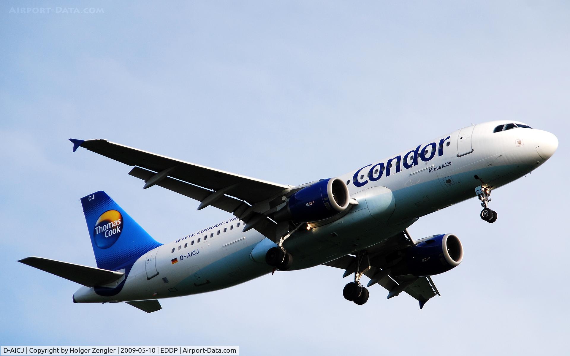 D-AICJ, 2001 Airbus A320-212 C/N 1402, DE 7759 from Heraklion/Crete on its last meters to touch down