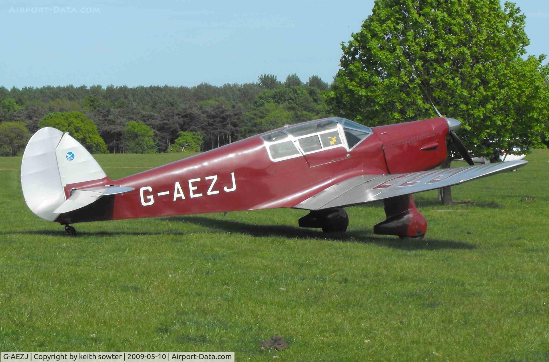 G-AEZJ, 1937 Percival P-10 Vega Gull C/N K.65, Attending the Annual Wings and Wheels event at Henham Park Suffolk
