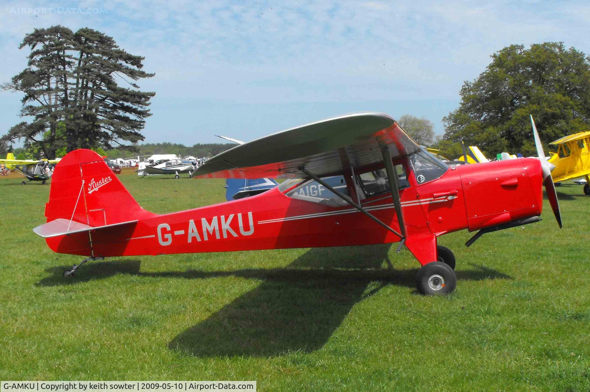 G-AMKU, 1951 Auster J-1B Aiglet C/N 2721, Attending the Annual Wings and Wheels event at Henham Park Suffolk