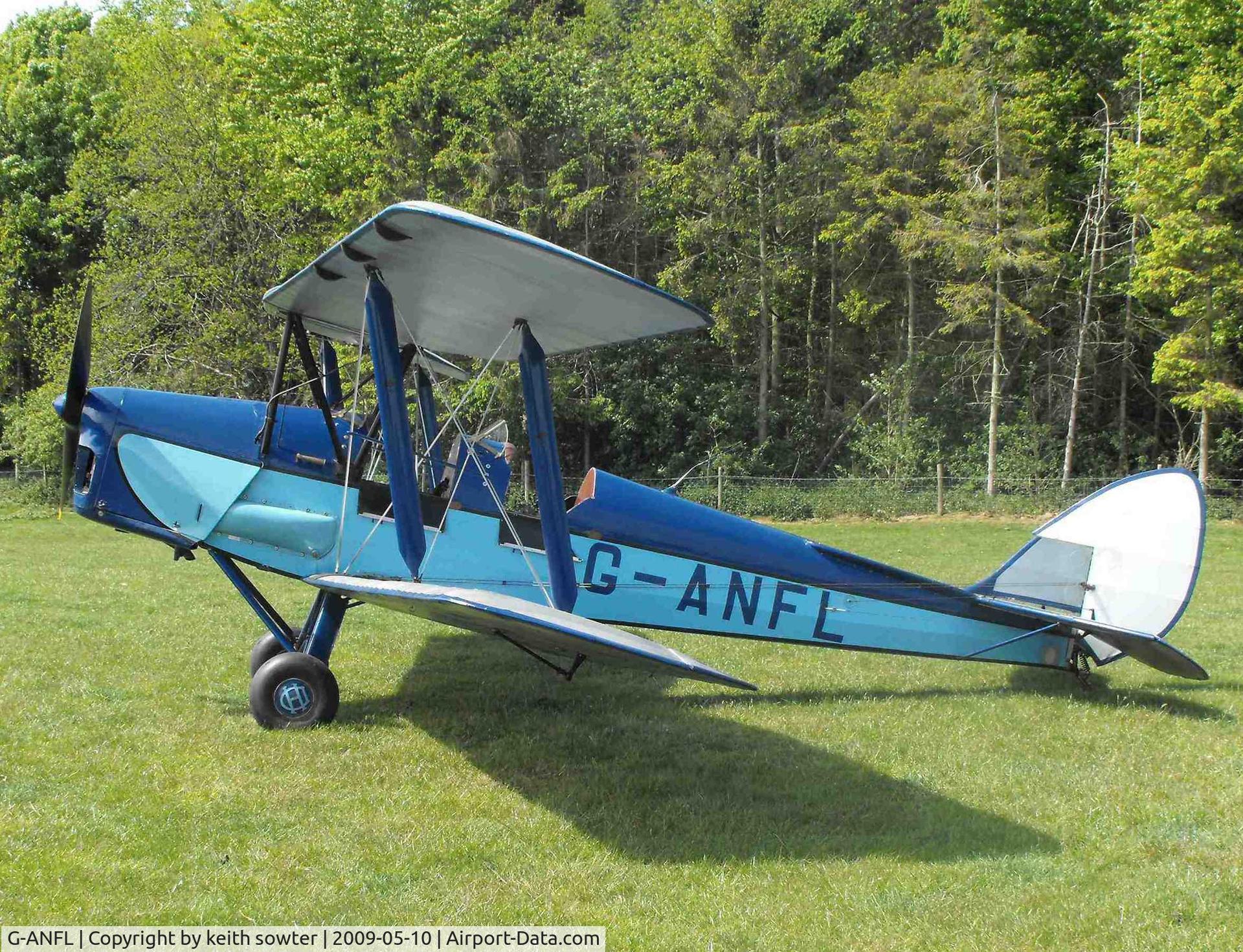 G-ANFL, 1941 De Havilland DH-82A Tiger Moth II C/N 84617, Attending the Annual Wings and Wheels event at Henham Park Suffolk