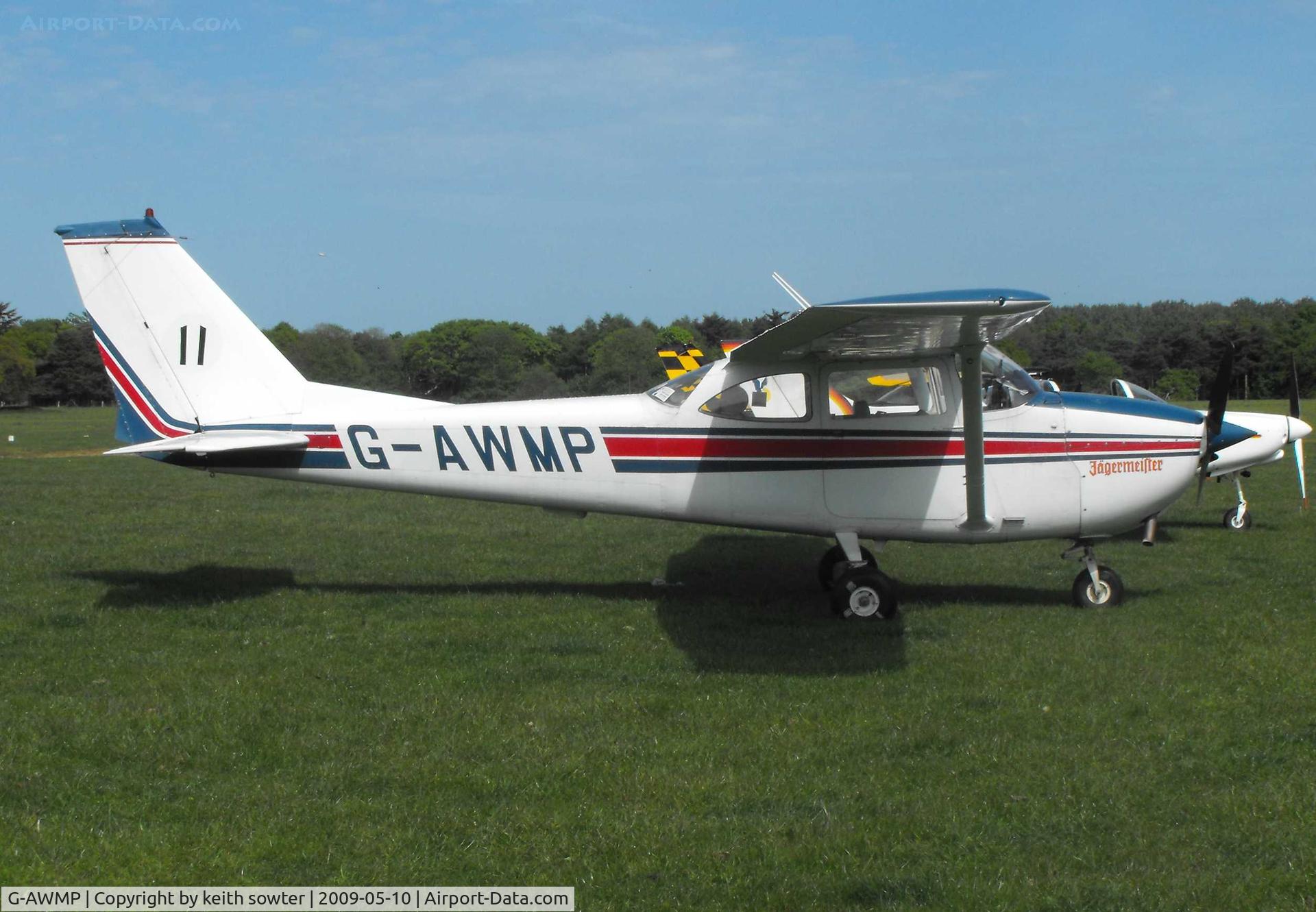G-AWMP, 1968 Reims F172H Skyhawk C/N 0488, Attending the Annual Wings and Wheels event at Henham Park Suffolk