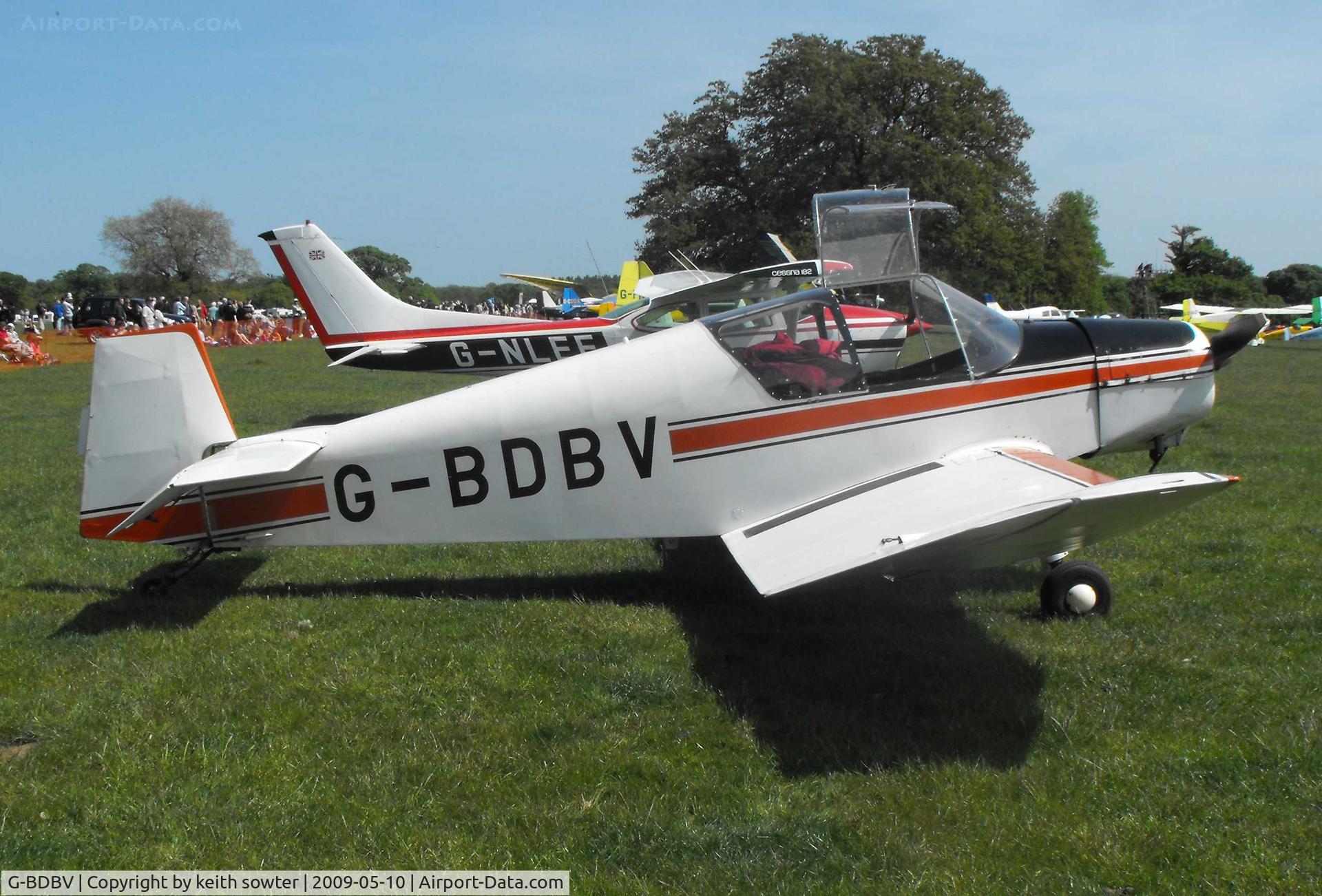 G-BDBV, 1956 Jodel D-11A Club C/N V3, Attending the Annual Wings and Wheels event at Henham Park Suffolk