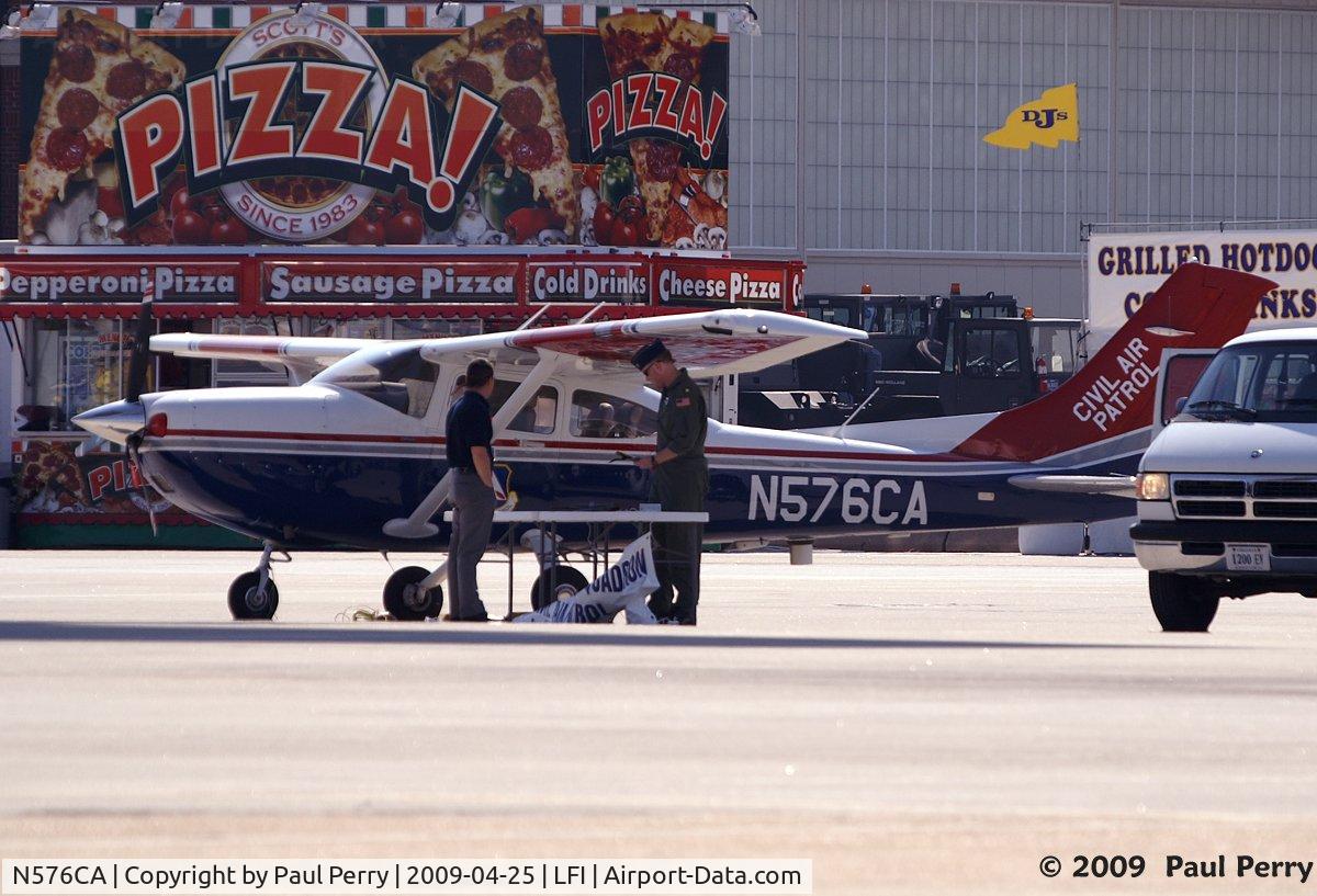 N576CA, 2008 Cessna 182T Skylane C/N 18282122, Obligatory CAP bird on the ramp