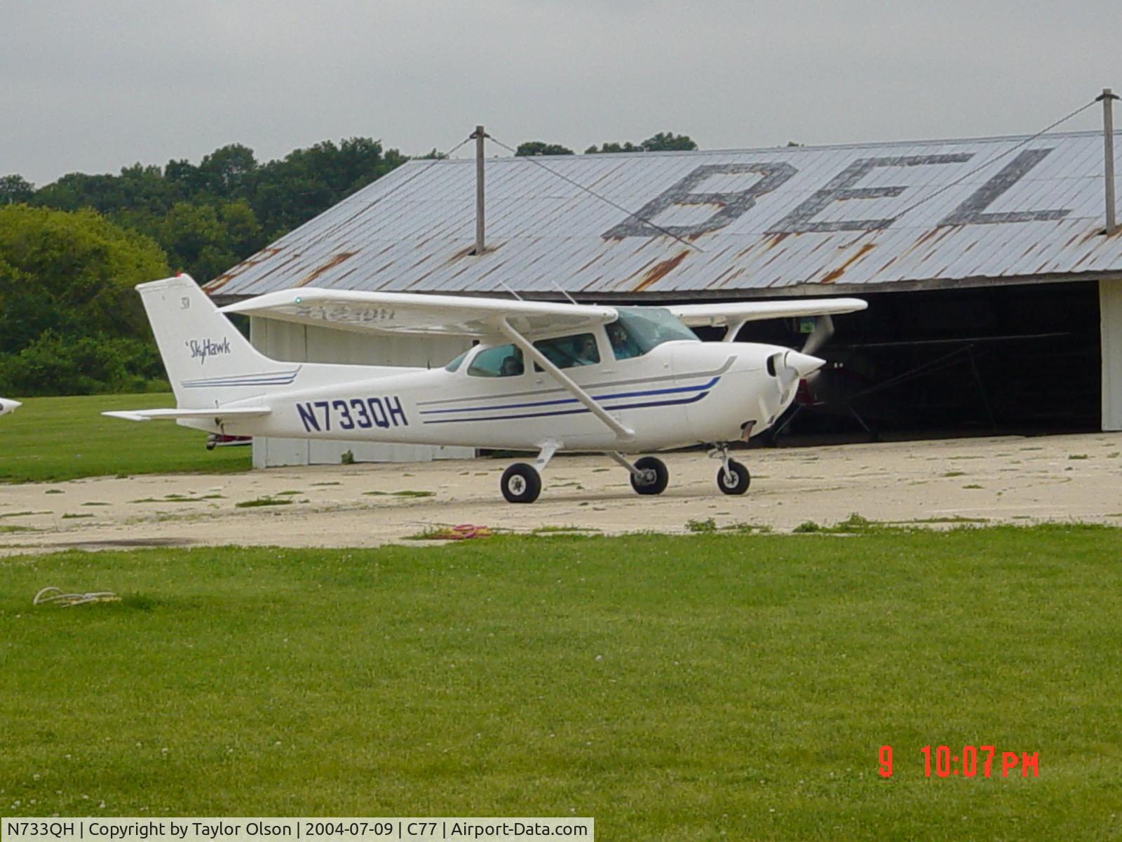 N733QH, 1976 Cessna 172N C/N 17268462, At C77 (Poplar Grove) for Young Eagles