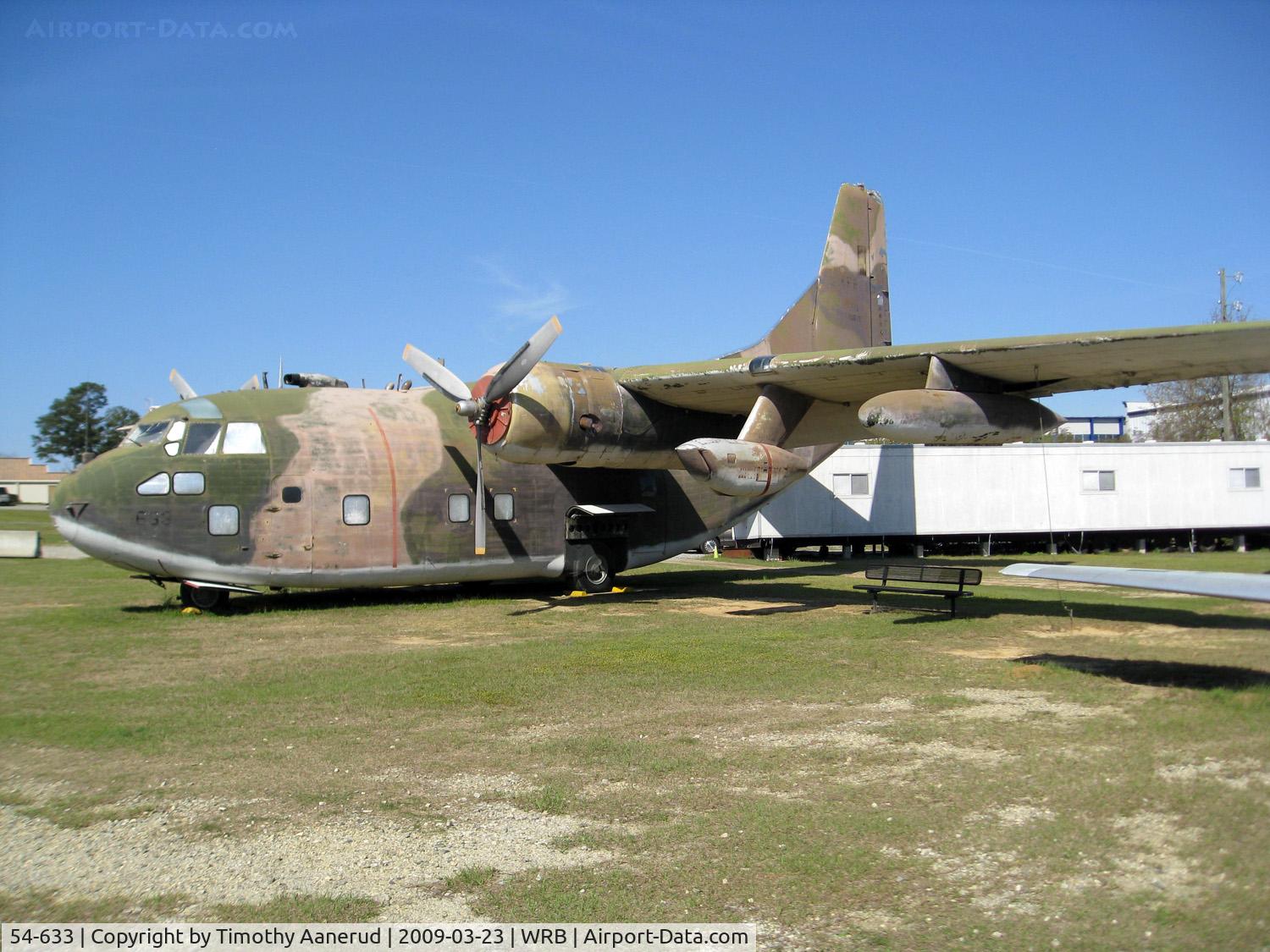 54-633, 1954 Fairchild UC-123K Provider C/N 20082, Museum of Aviation, Robins AFB