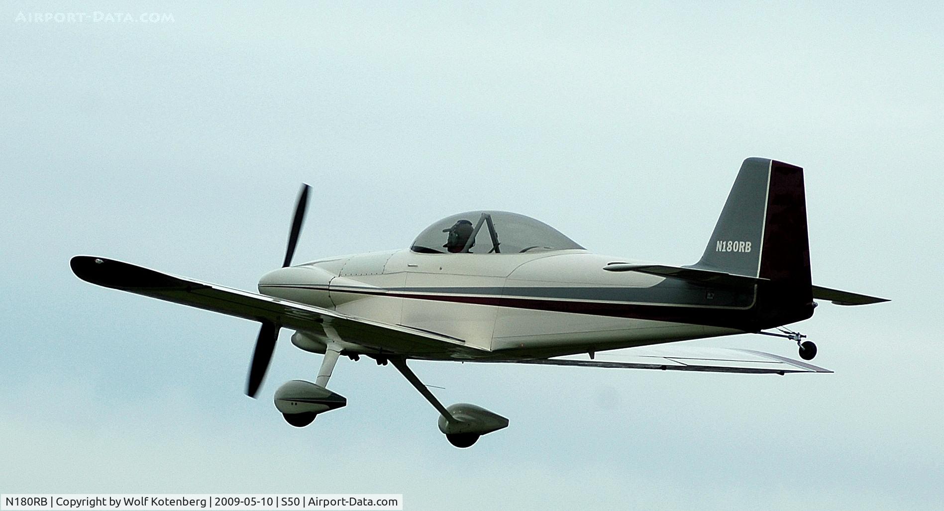 N180RB, Vans RV-4 C/N 1839, seconds from touchdown
