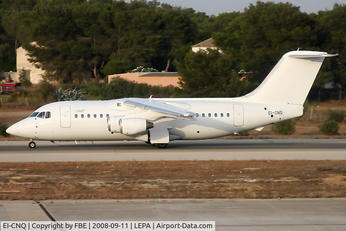 EI-CNQ, 1985 British Aerospace BAe.146-200 C/N E2031, RJ-85 taxies to the holding point
