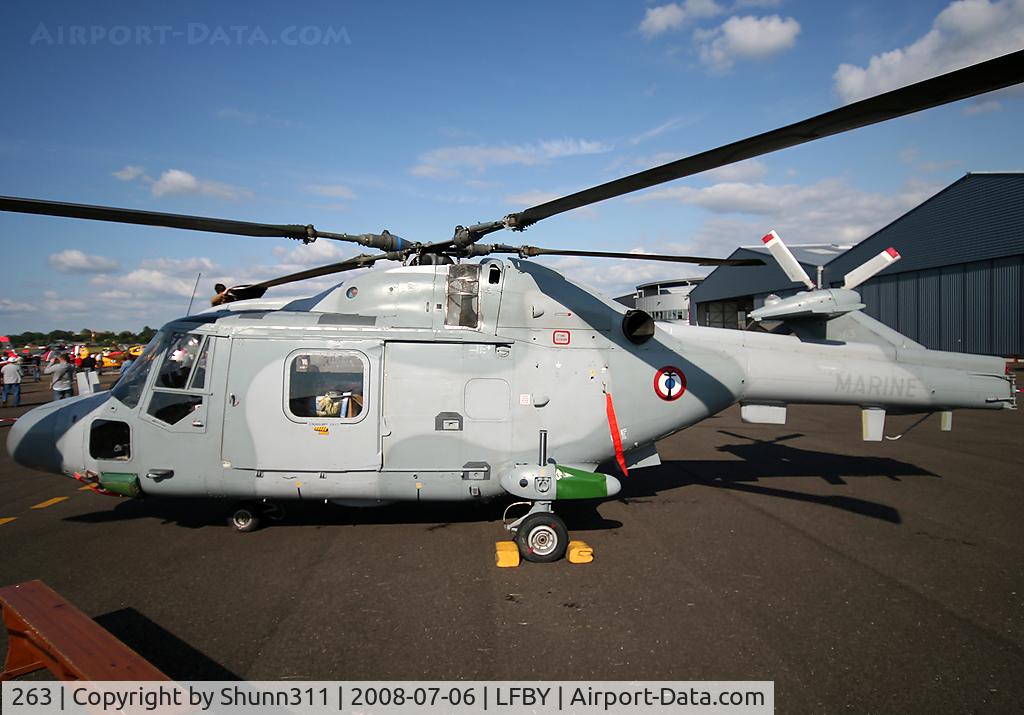 263, Westland Lynx HAS.2(FN) C/N 039, Displayed during LFBY Open Day 2008
