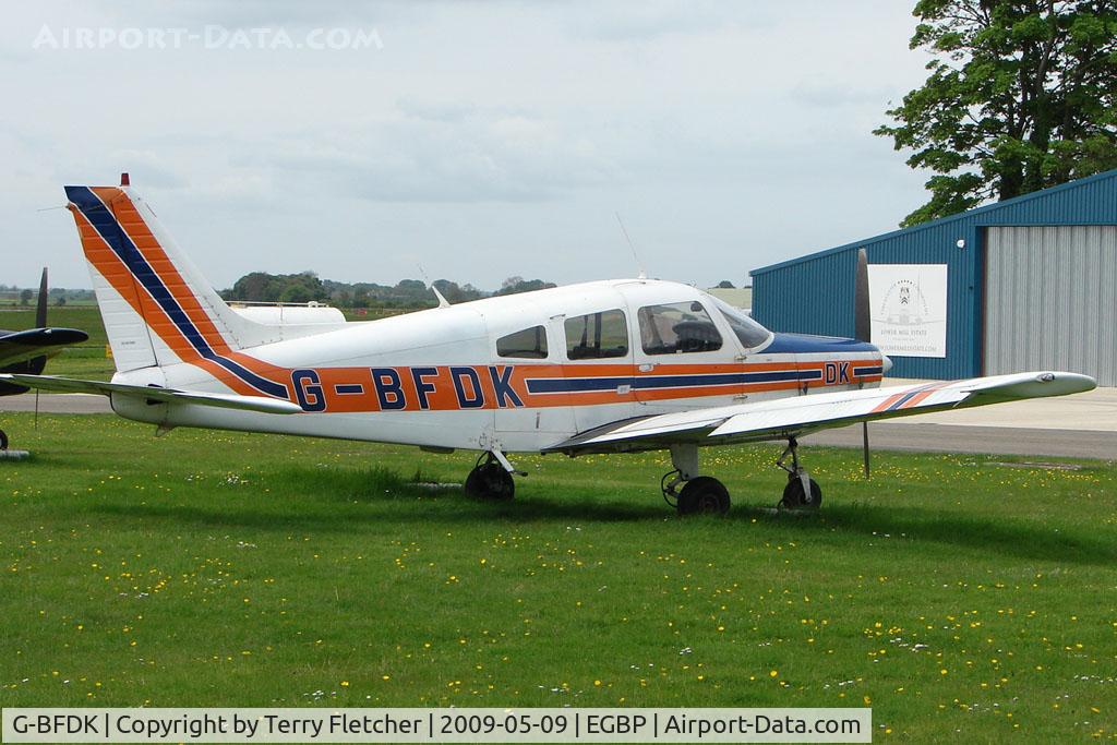 G-BFDK, 1977 Piper PA-28-161 Cherokee Warrior II C/N 28-7816010, Piper PA-28-161 at Kemble on Great Vintage Flying Weekend