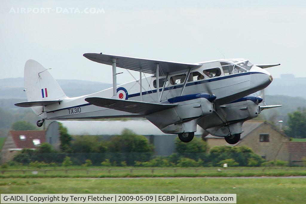 G-AIDL, 1946 De Havilland DH-89A Dominie/Dragon Rapide 6 C/N 6968, 1946 DH89A Dragon Rapide 6 at Kemble on Great Vintage Flying Weekend