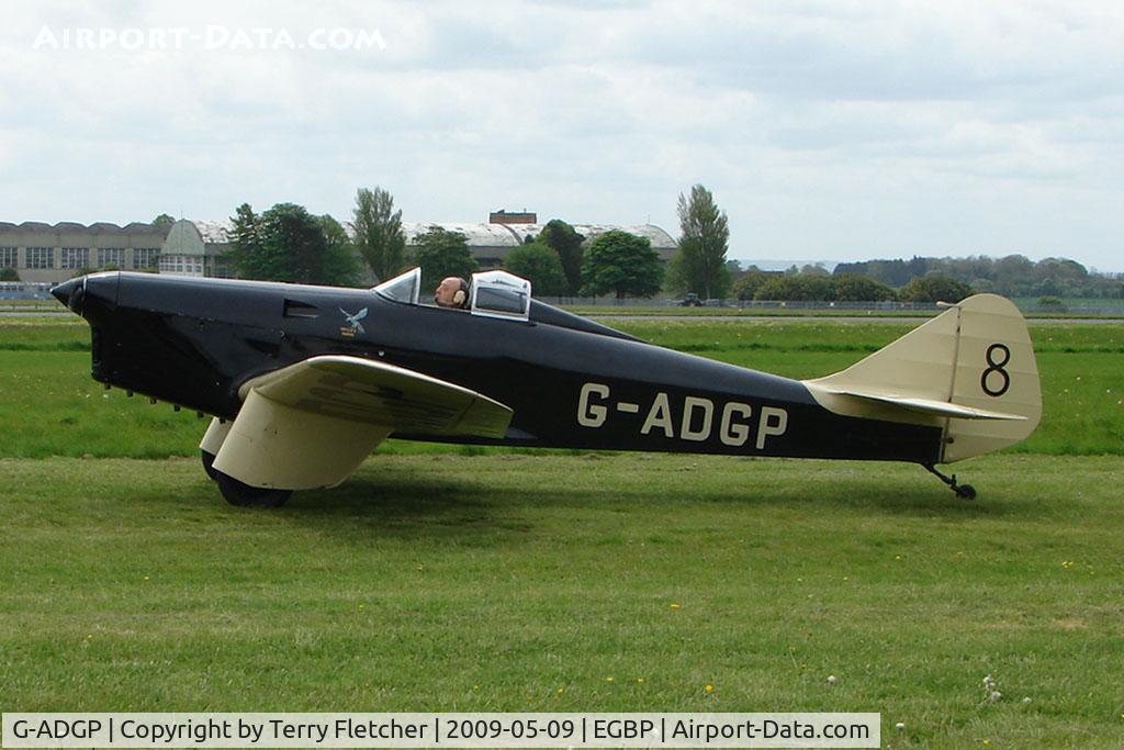 G-ADGP, 1935 Miles M.2L Hawk Speed Six C/N 160, 1935 Miles M2L Hawk Six at Kemble on Great Vintage Flying Weekend