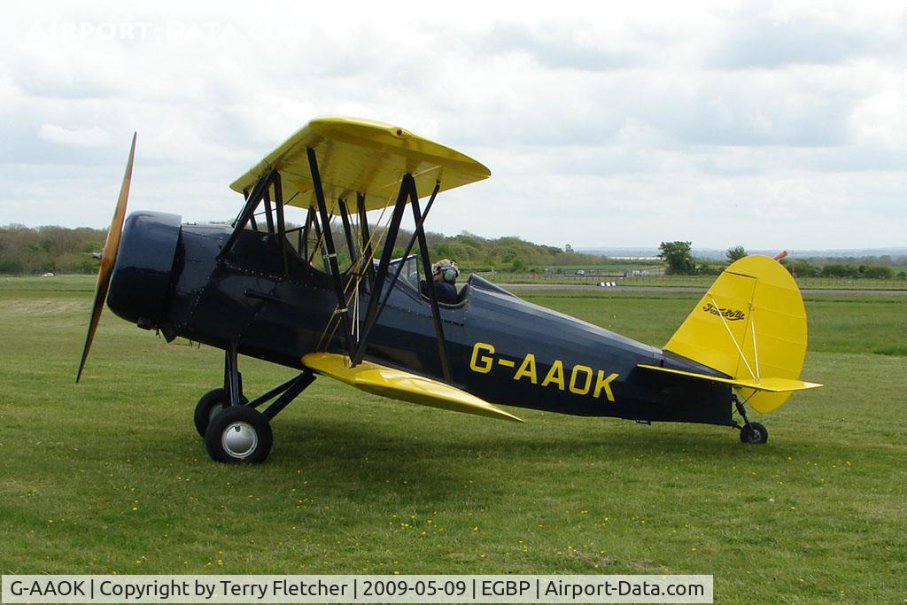 G-AAOK, 1929 Curtiss-Wright Travel Air 12Q C/N 2026, 1929 Curtiss-Wright Travel Air 12Q at Kemble on Great Vintage Flying Weekend