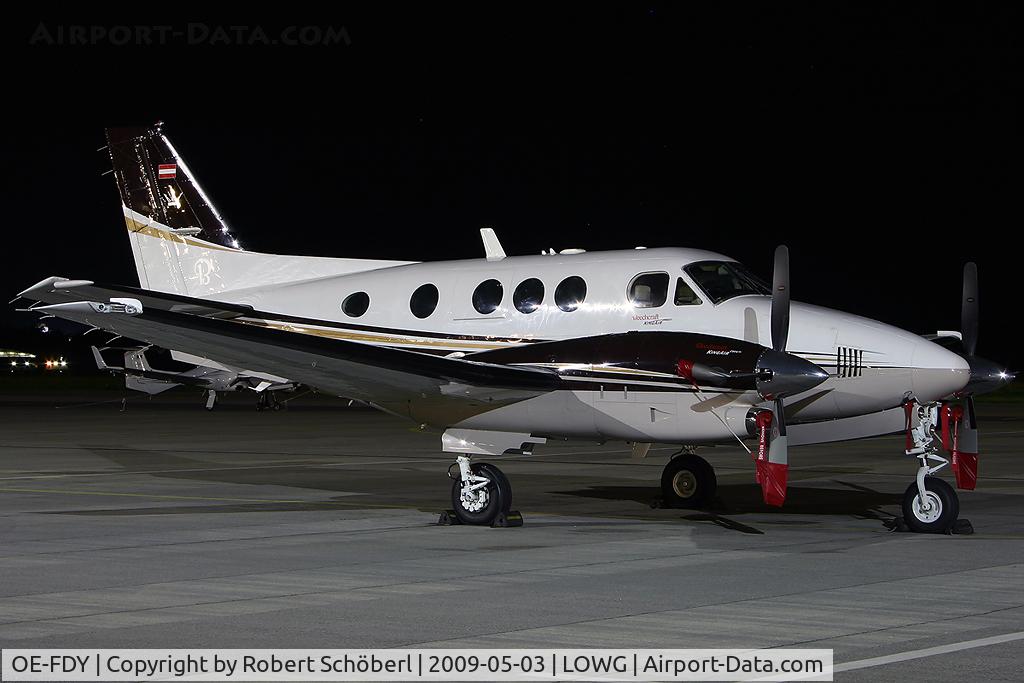 OE-FDY, 2008 Hawker Beechcraft C90GTI King Air C/N LJ-1908, Based at GRZ/LOWG