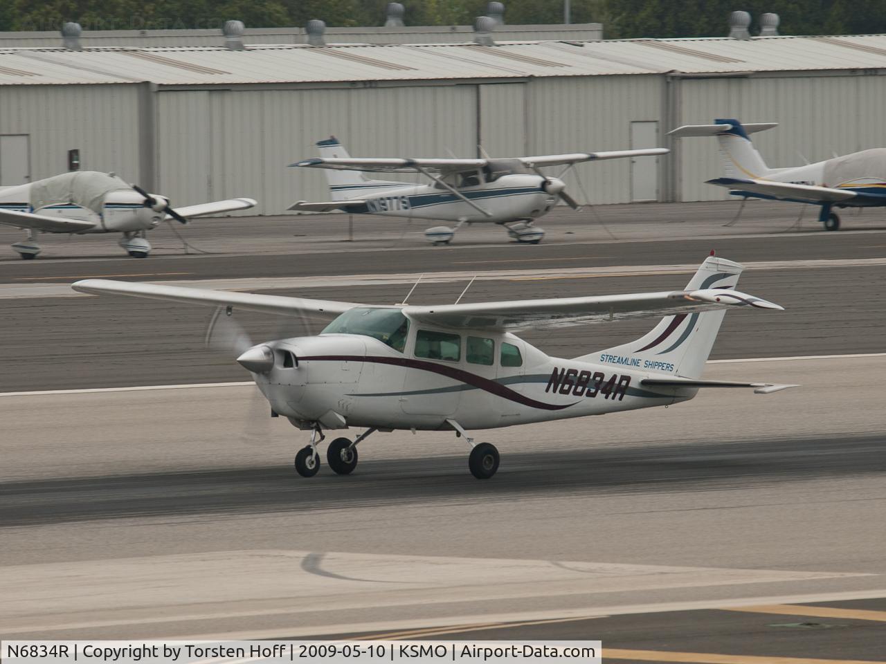 N6834R, 1966 Cessna T210G Turbo Centurion C/N T210-0234, N6834R departing from RWY 21