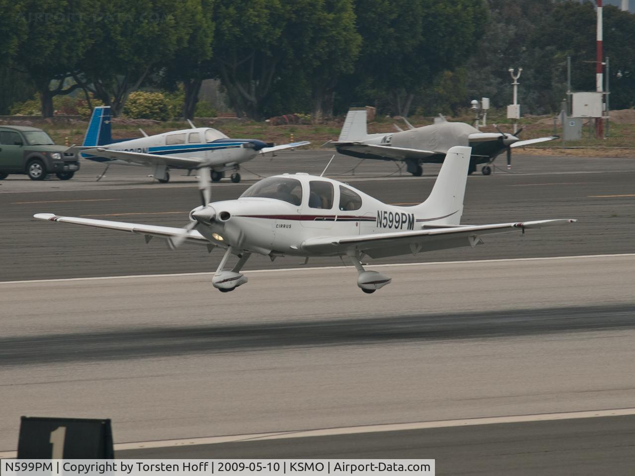 N599PM, 2004 Cirrus SR22 C/N 1246, N599PM arriving on RWY 21