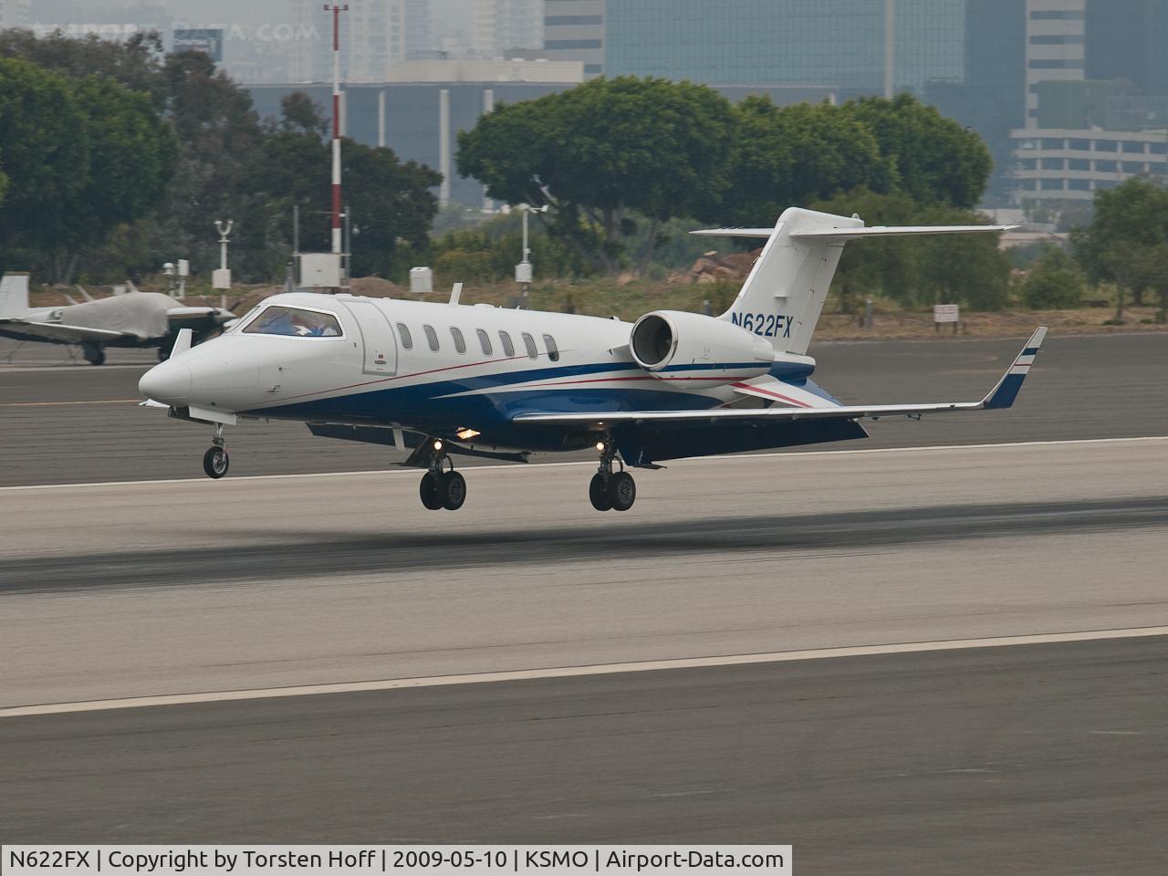 N622FX, 2008 Learjet Inc 45 C/N 2095, N622FX arriving on RWY 21