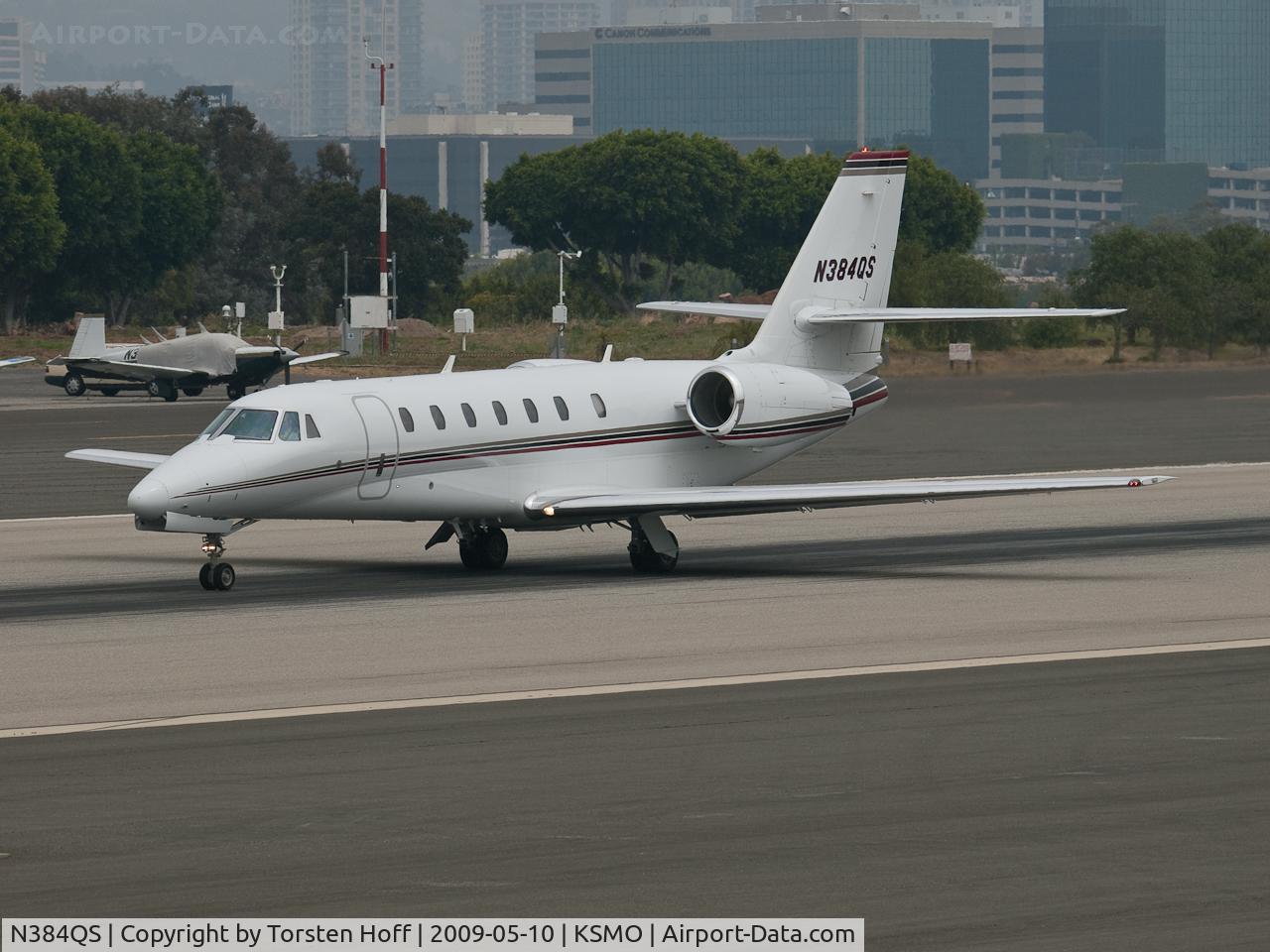 N384QS, 2006 Cessna 680 Citation Sovereign C/N 680-0110, N384QS departing from RWY 21