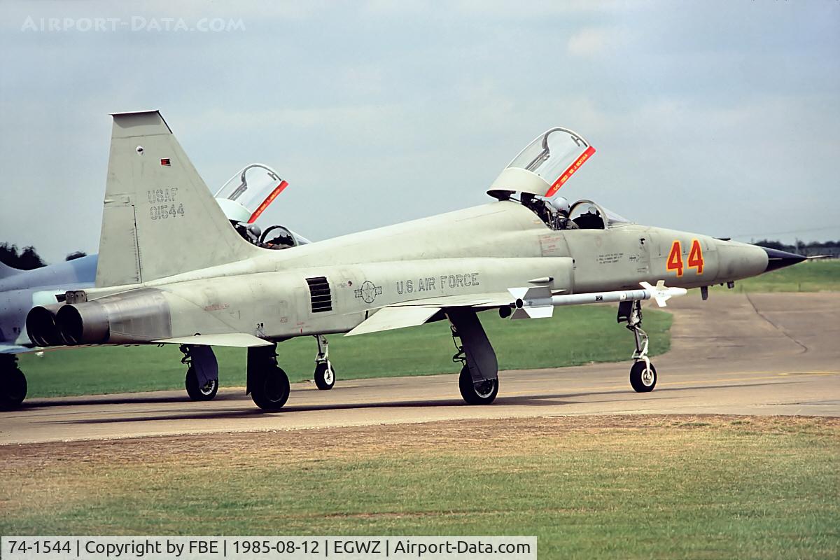 74-1544, 1974 Northrop F-5E Tiger II C/N R.1202, ready for departure