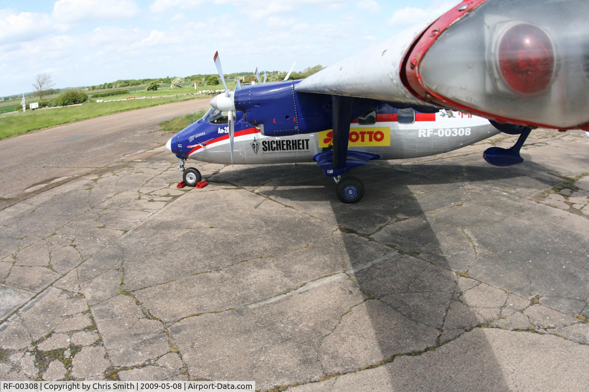 RF-00308, Antonov An-28 C/N 1AJ001-04, AN-28 visting British Parachute School, Lanagr