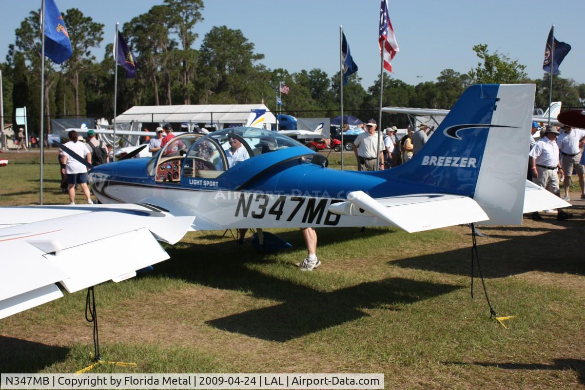 N347MB, 2008 Breezer Light Sport Aircraft C/N 008LSA, Breezer