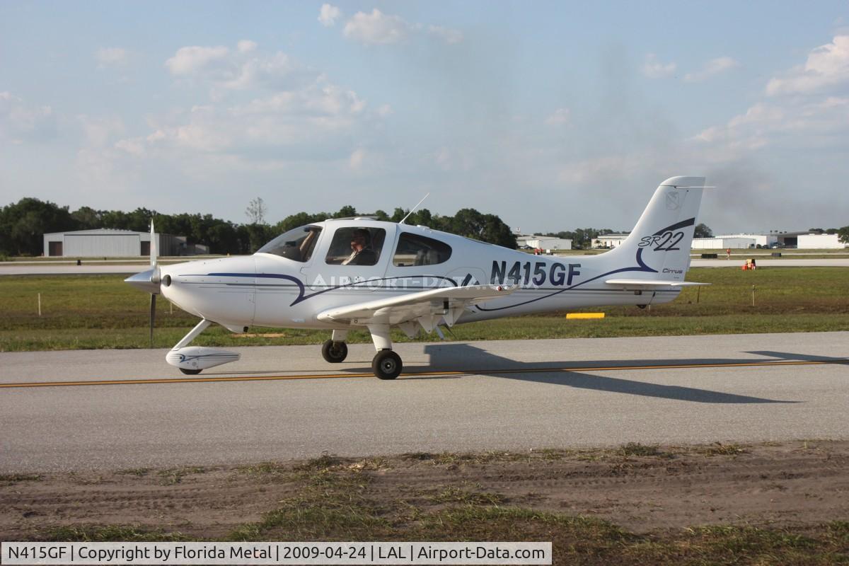 N415GF, 2001 Cirrus SR22 C/N 0067, Cirrus SR22