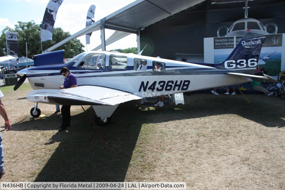 N436HB, Hawker Beechcraft Corp G36 Bonanza C/N E-3893, Beech G36