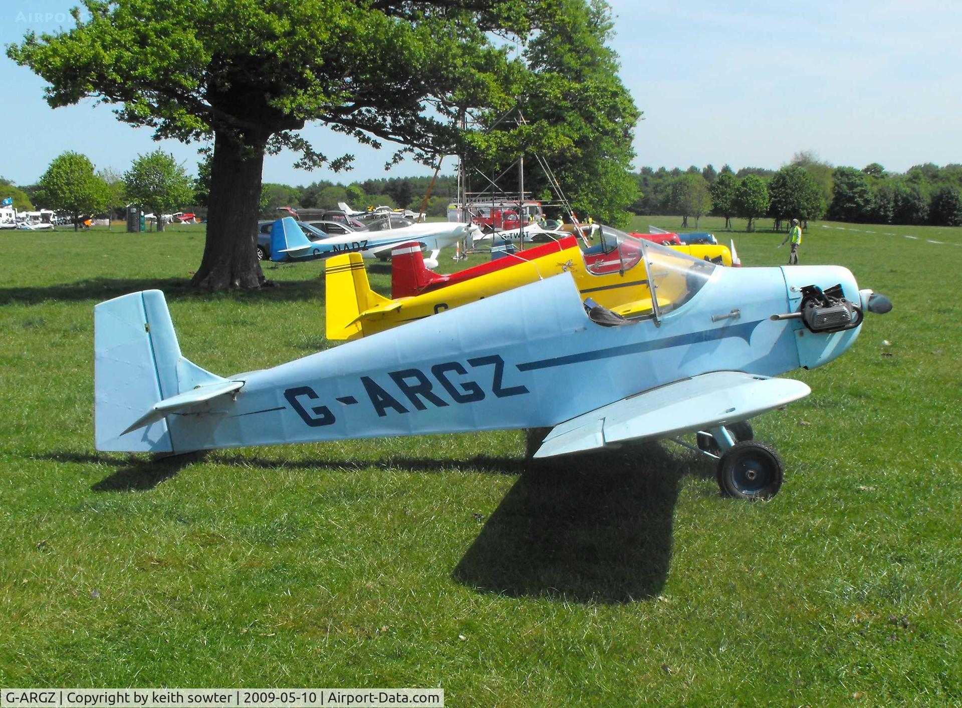 G-ARGZ, 1961 Rollason Druine D.31 Turbulent C/N PFA 562, Attending the Annual Wings and Wheels event at Henham Park Suffolk