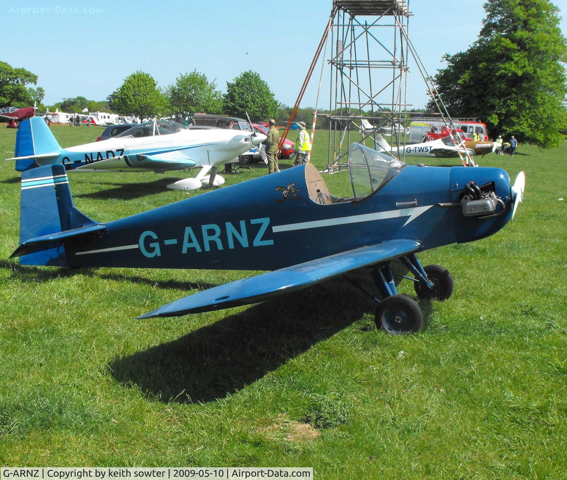 G-ARNZ, 1961 Rollason Druine D.31 Turbulent C/N PFA 579, Attending the Annual Wings and Wheels event at Henham Park Suffolk