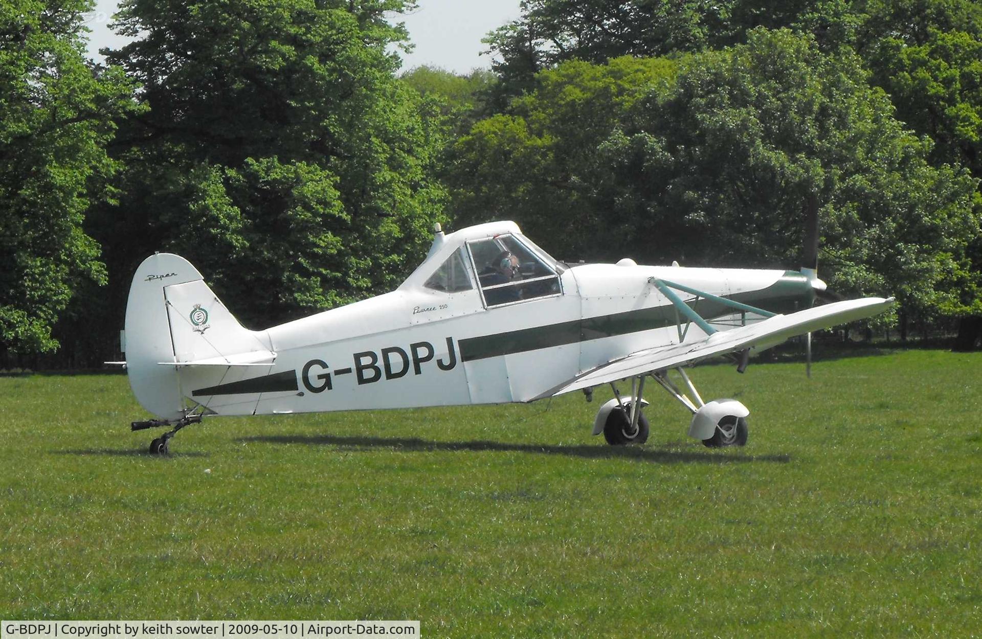 G-BDPJ, 1965 Piper PA-25-235 Pawnee C/N 25-3665, Attending the Annual Wings and Wheels event at Henham Park Suffolk