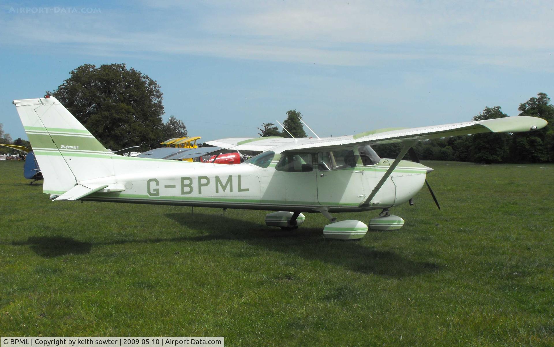 G-BPML, 1976 Cessna 172M C/N 172-67102, Attending the Annual Wings and Wheels event at Henham Park Suffolk