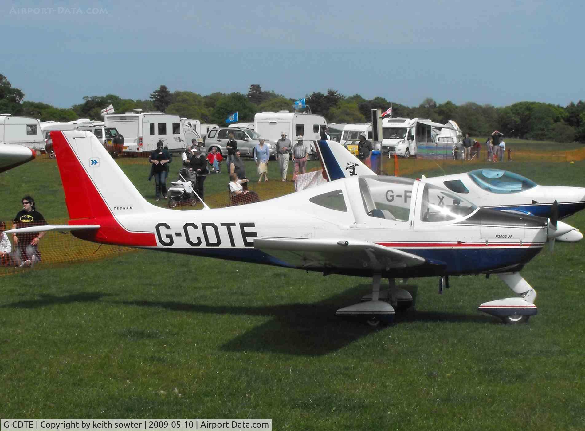 G-CDTE, 2005 Tecnam P-2002JF Sierra C/N 029, Attending the Annual Wings and Wheels event at Henham Park Suffolk