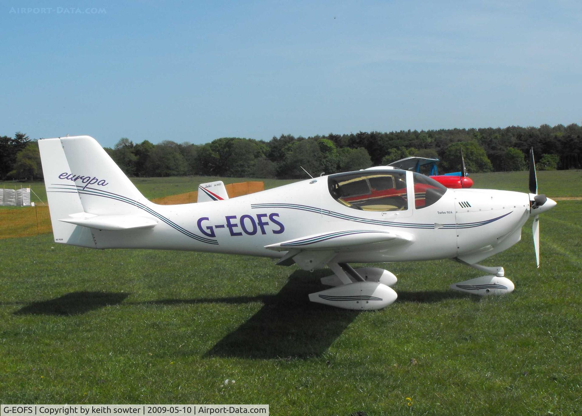 G-EOFS, 1999 Europa Tri Gear C/N PFA 247-13033, Attending the Annual Wings and Wheels event at Henham Park Suffolk