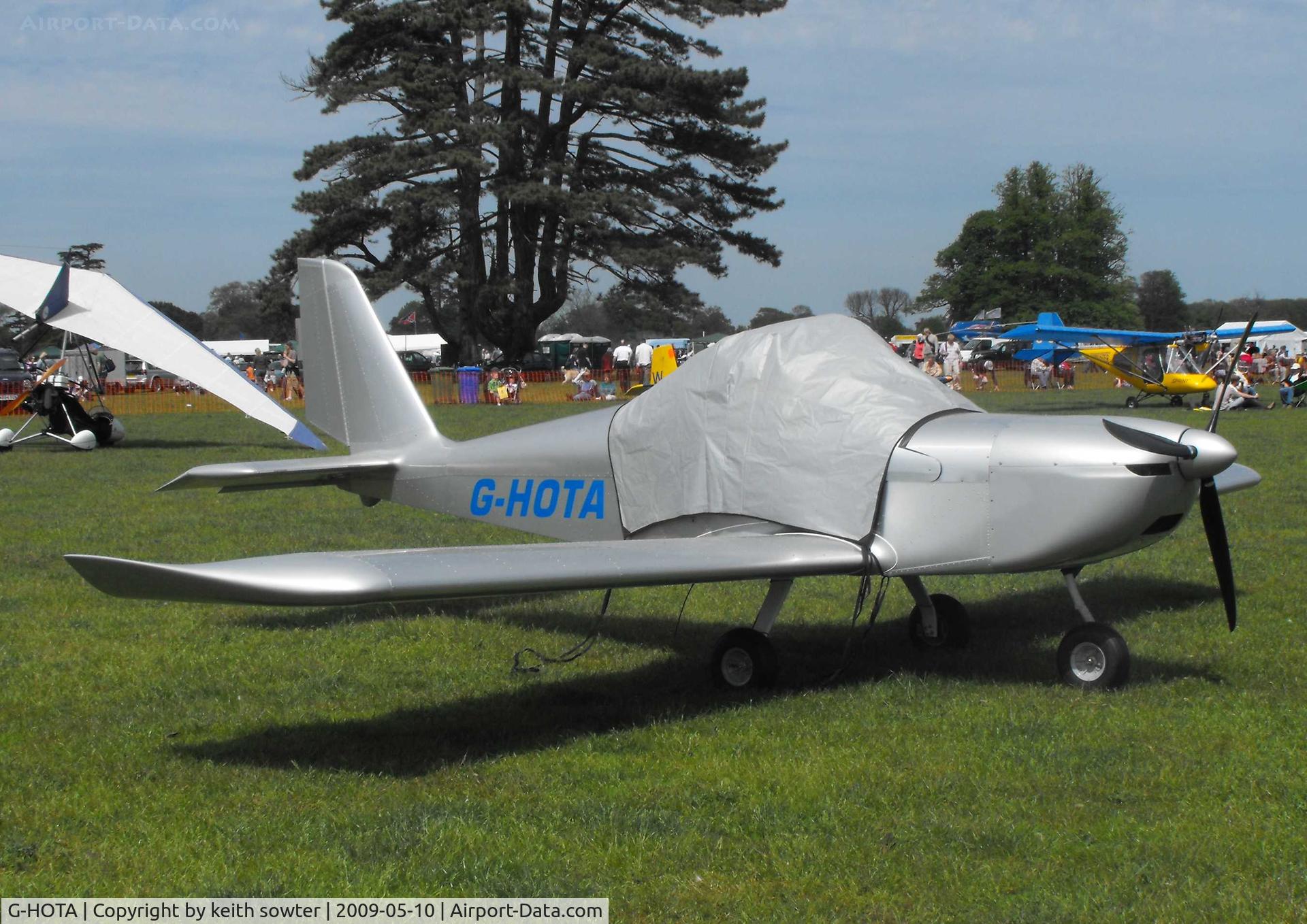 G-HOTA, 2009 Cosmik EV-97 TeamEurostar UK C/N 3318, Attending the Annual Wings and Wheels event at Henham Park Suffolk