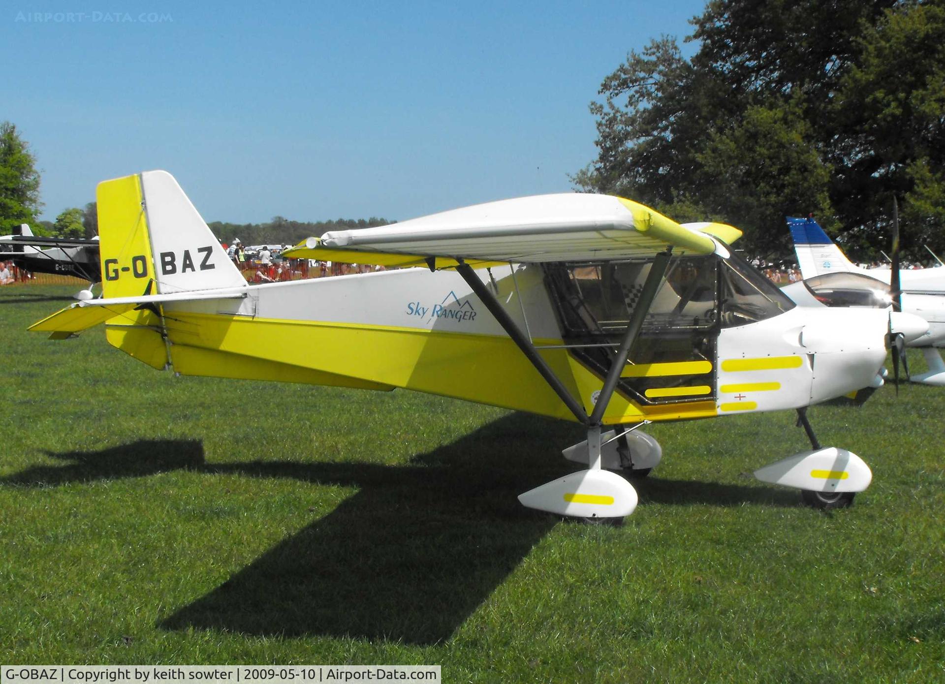 G-OBAZ, 2003 Best Off Skyranger 912(2) C/N BMAA/HB/322, Attending the Annual Wings and Wheels event at Henham Park Suffolk