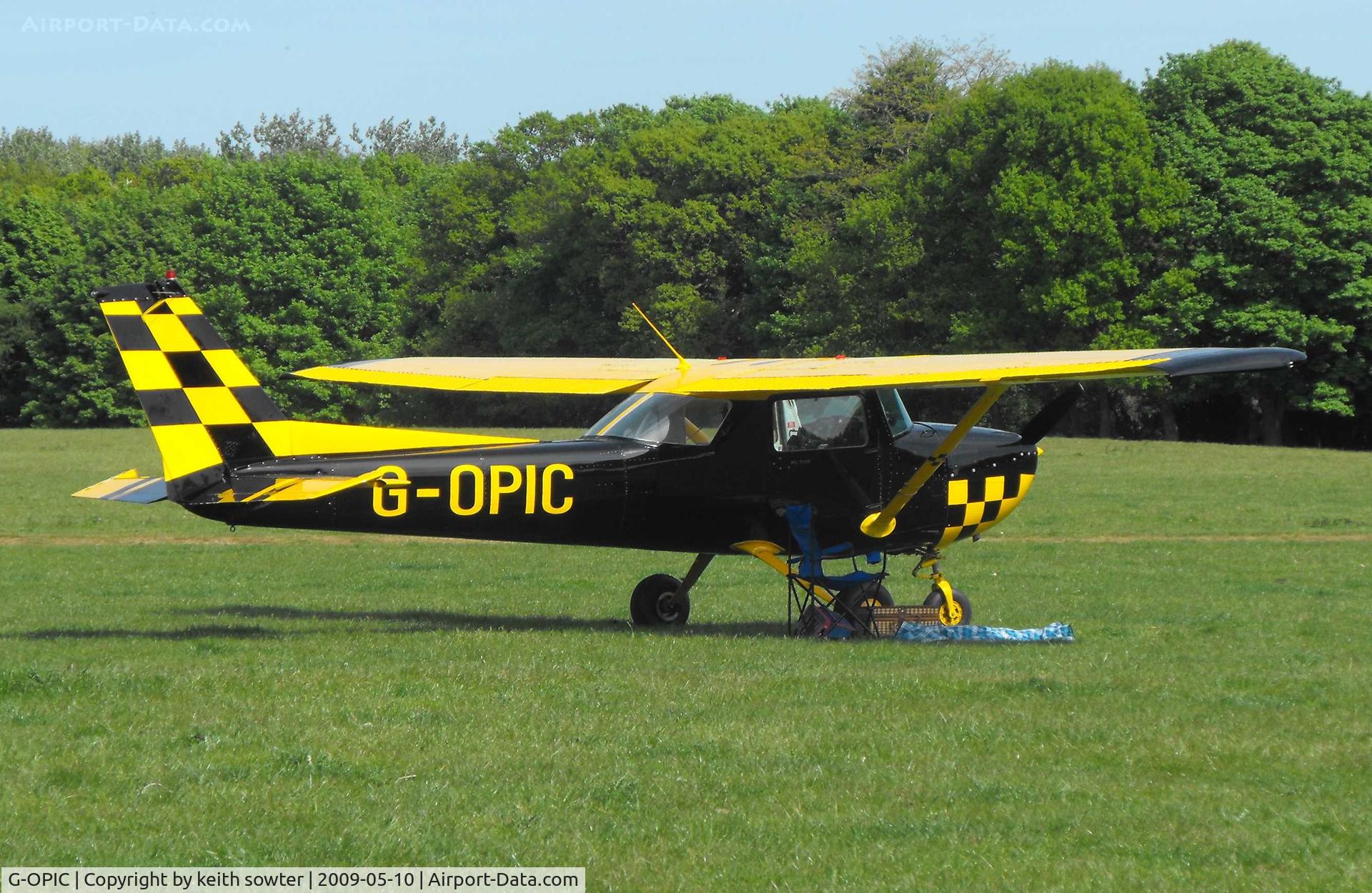 G-OPIC, 1974 Reims FRA150L Aerobat C/N 0234, Attending the Annual Wings and Wheels event at Henham Park Suffolk